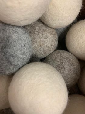 Wool Dryer Ball ~ Neutral Colour