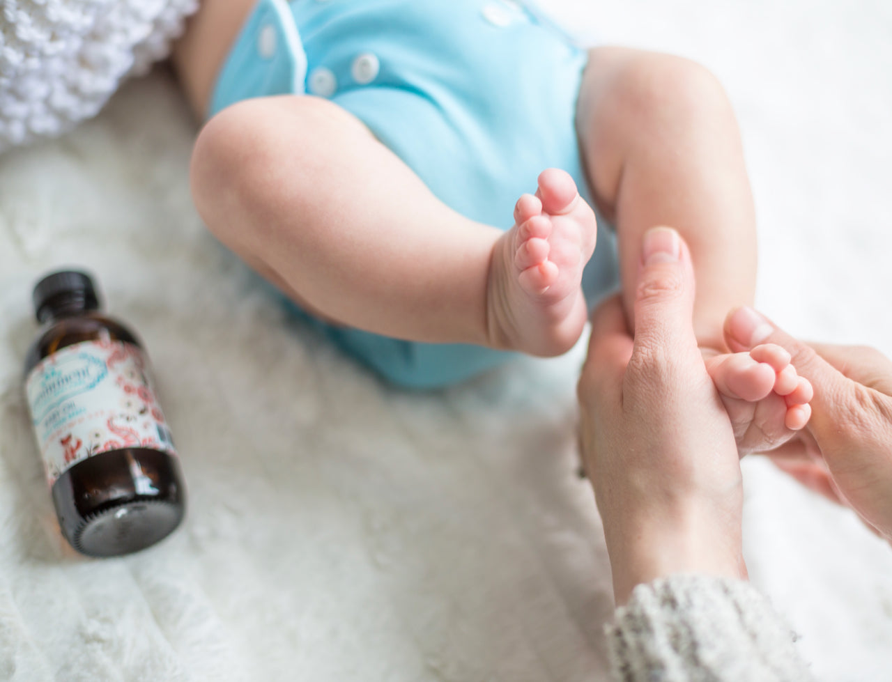 Huile pour bébés