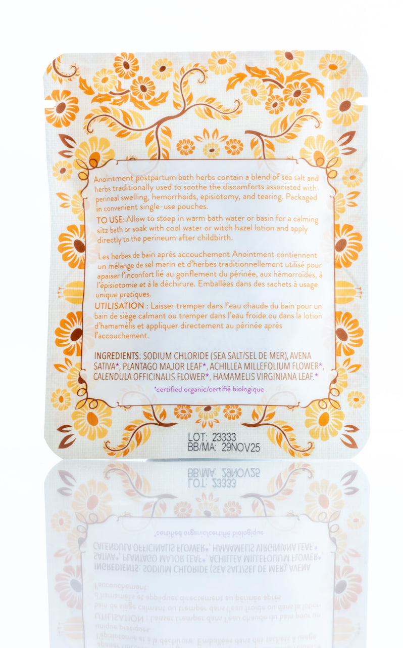 Postpartum Bath Herbs Two Pack