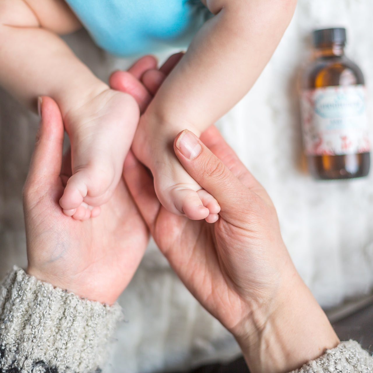 Huile pour bébés