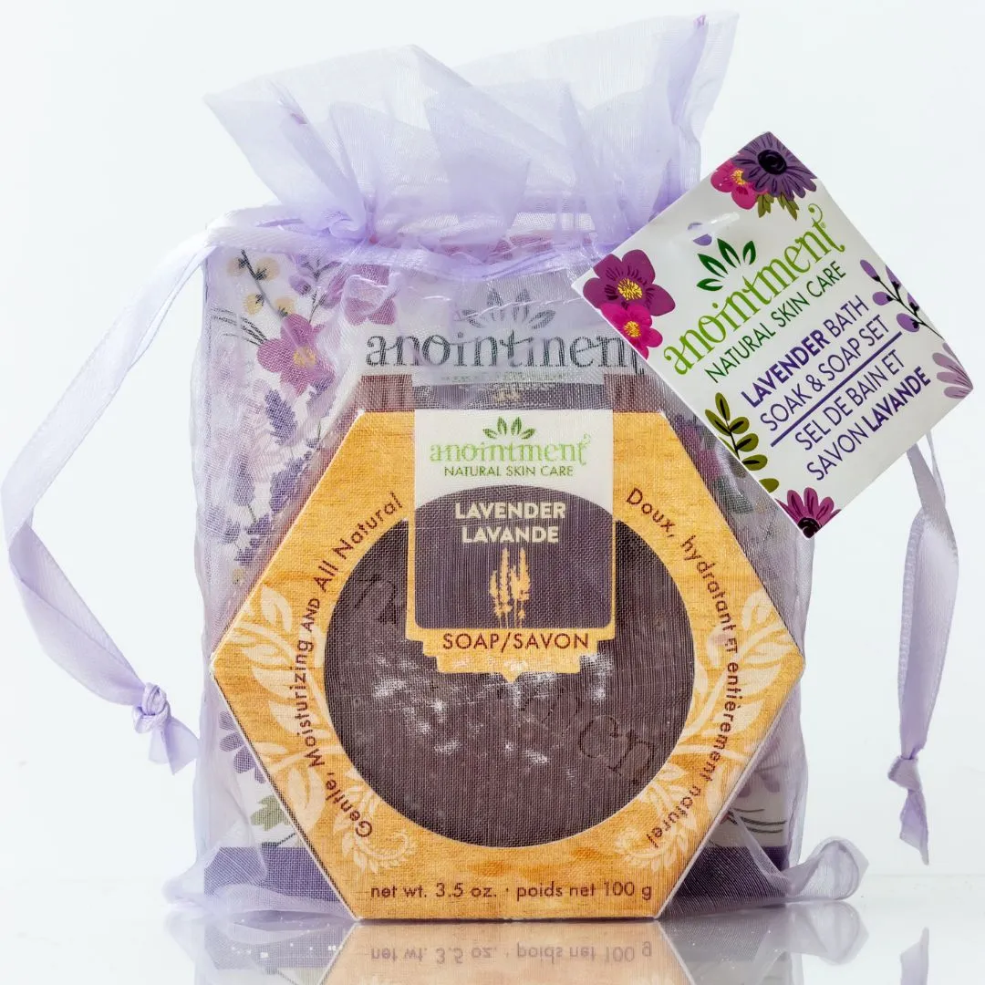 Lavender Soap & Soak Gift Set