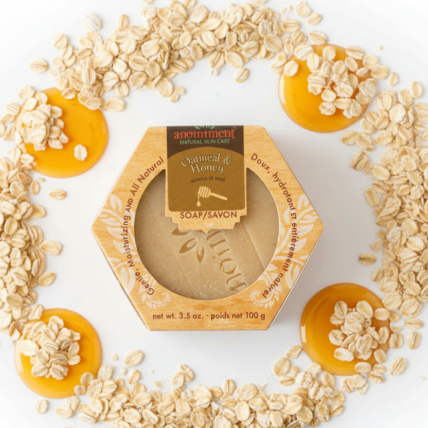 Savon à l'avoine et au miel