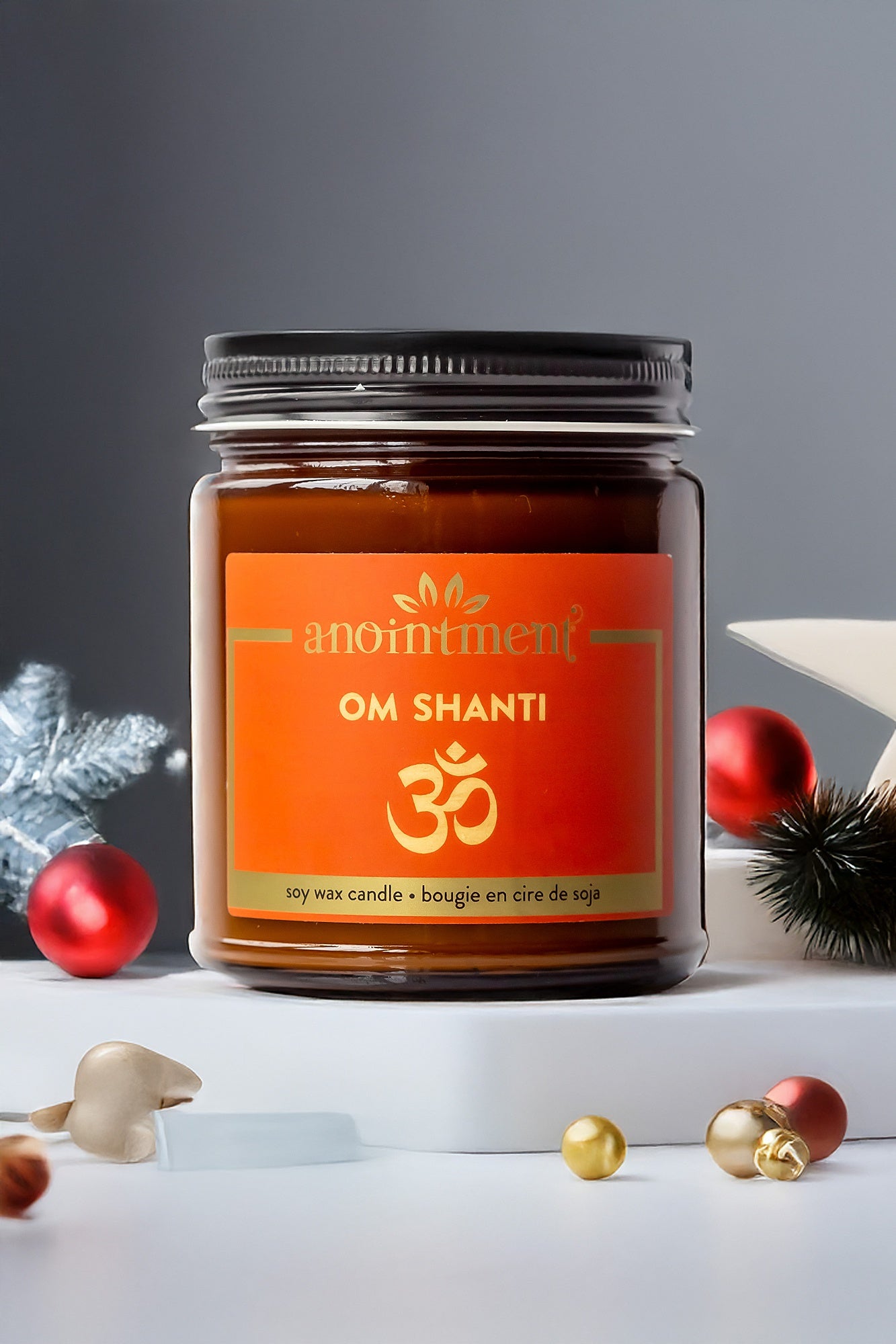 Om Shanti Candle